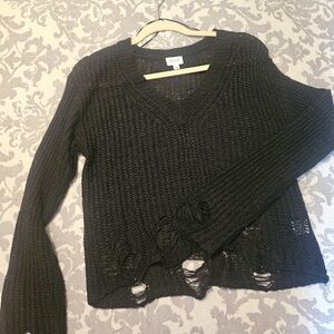 Black Knit Sweater